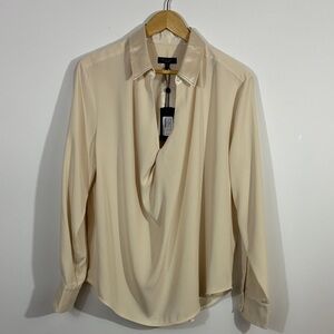 rag & bone Women's Cream Dress Shirt